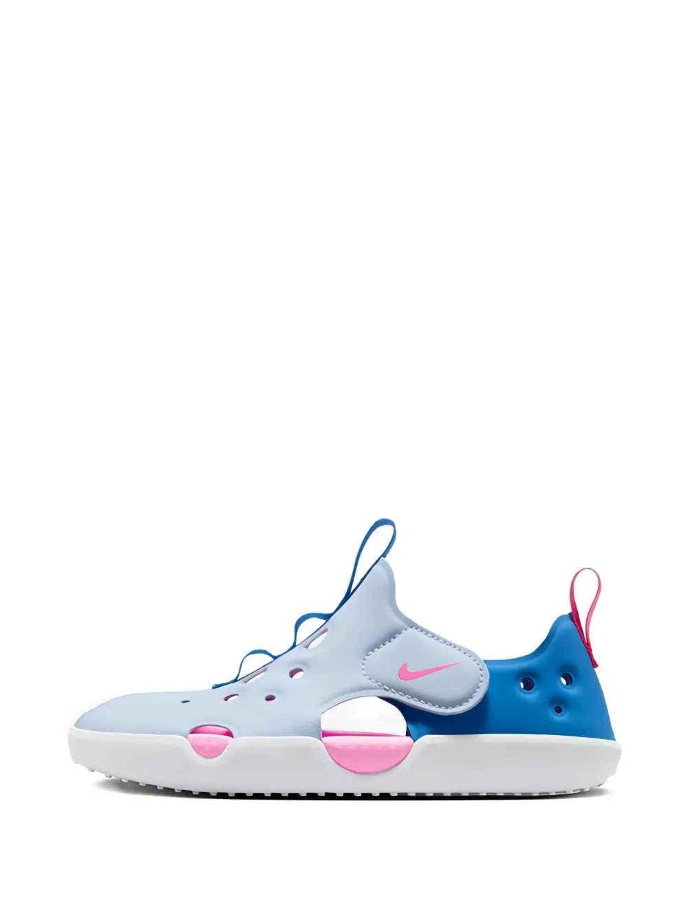 Сандалии с четырьмя вырезами и защитой от солнечных лучей Nike Kids, синий — фото 2