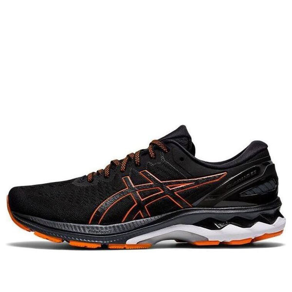 

Кроссовки гелевые kayano 27 чёрный оранжевый Asics, черный