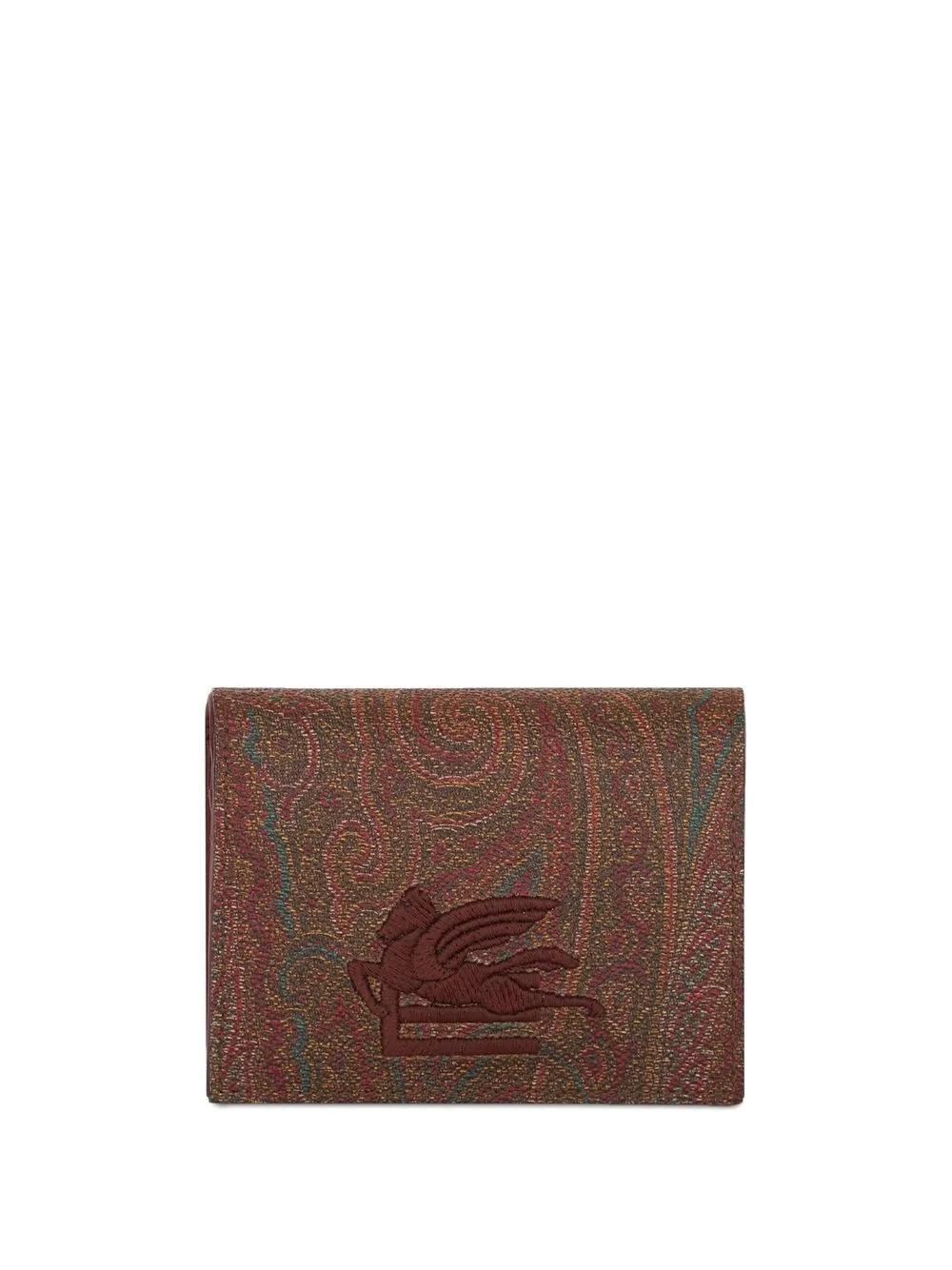 

Кардхолдер с принтом пейсли ETRO, красный