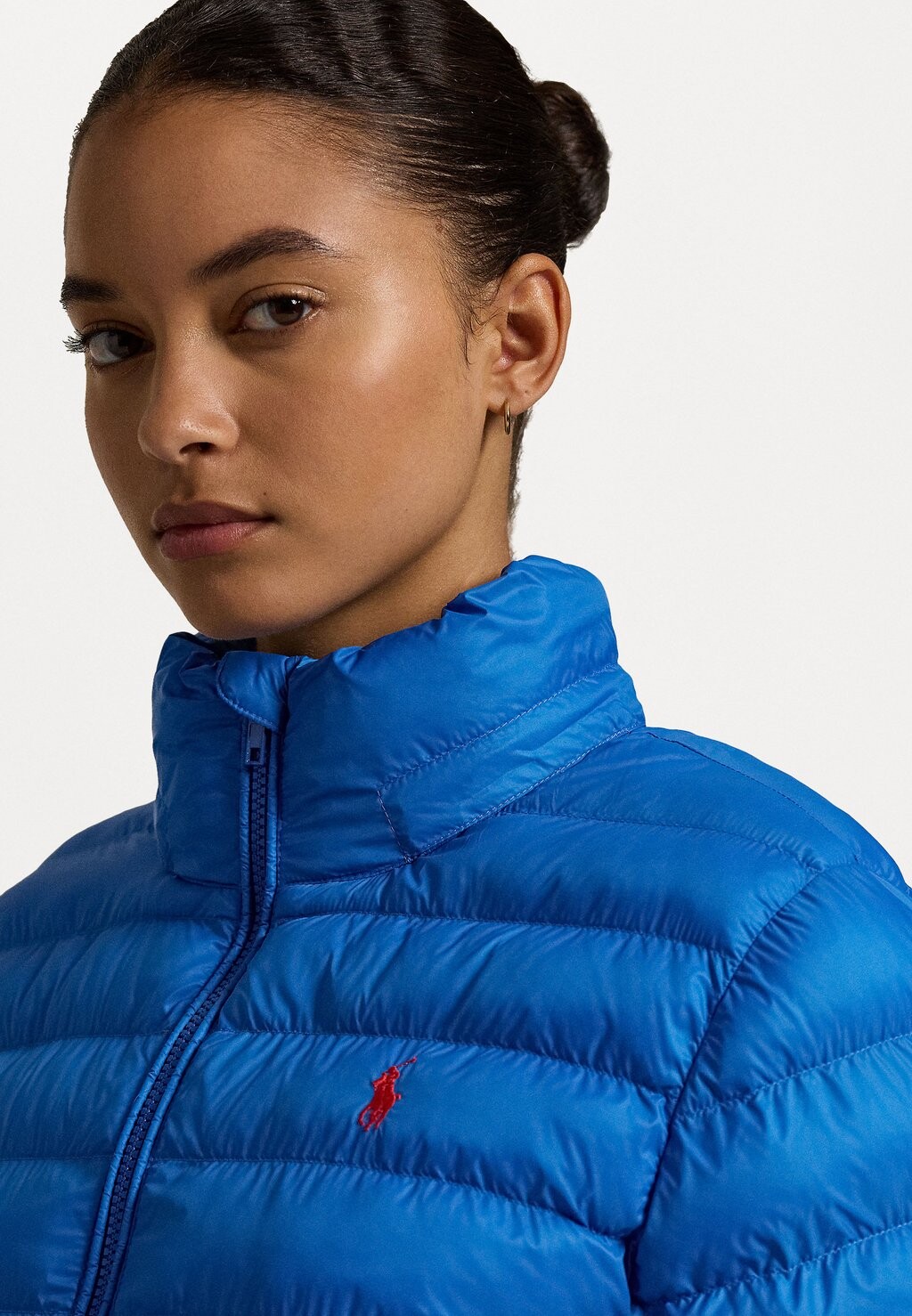 

Легкая куртка WATER RESISTANT PACKABLE HOODED JACKET Polo Ralph Lauren, синий