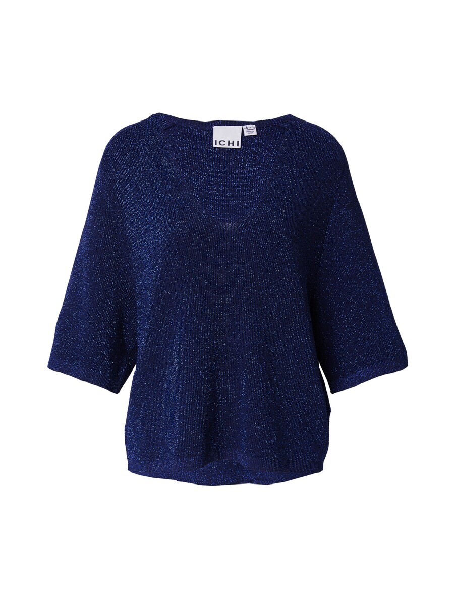 

Тонкий вязаный свитер ICHI Sweater CODY, пятнистый синий