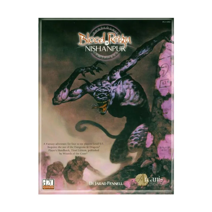 

Модуль Canceri Chronicles #2 - Blood Reign of Nishanpur, Arcanis (d20)