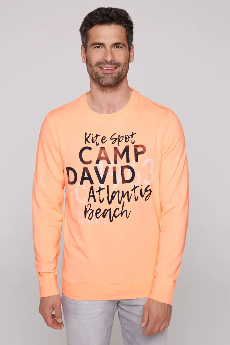 

Свитер CAMP DAVID из хлопка, цвет Orange