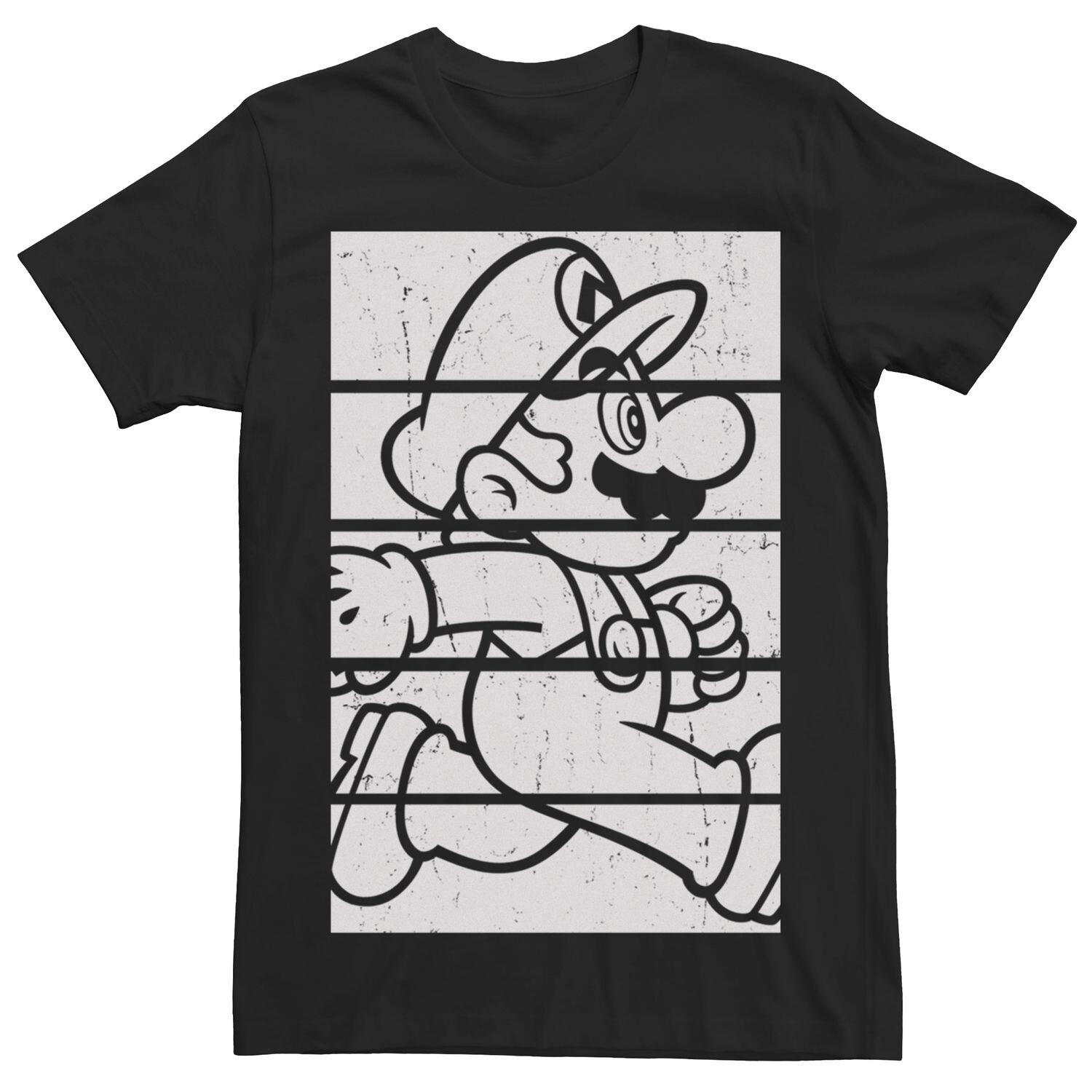 

Мужская футболка Super Mario с боковыми панелями Licensed Character