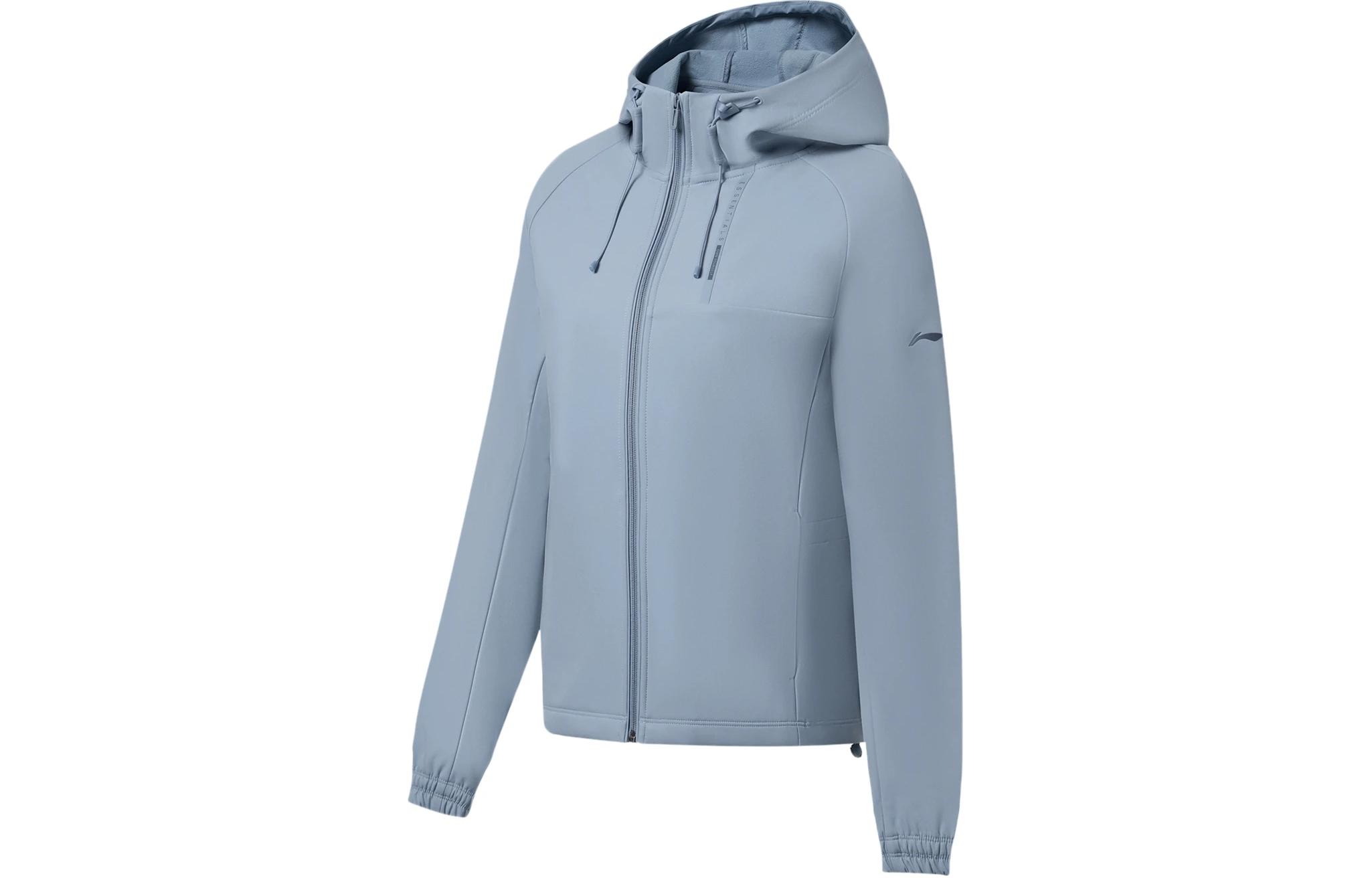 

Лининг фитнес серия тренч женский мягкий серо-голубой, Синий, Лининг фитнес серия тренч женский мягкий серо-голубой