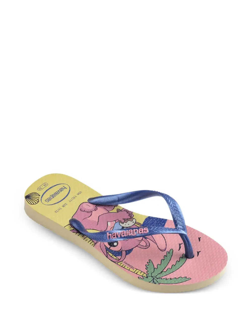Мультяшные шлепанцы Havaianas Kids, розовый — фото 2