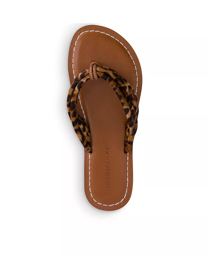 Бернардо Майами Сандалии-шлепанцы из искусственной замши Bernardo Footwear, коричневый — фото 3