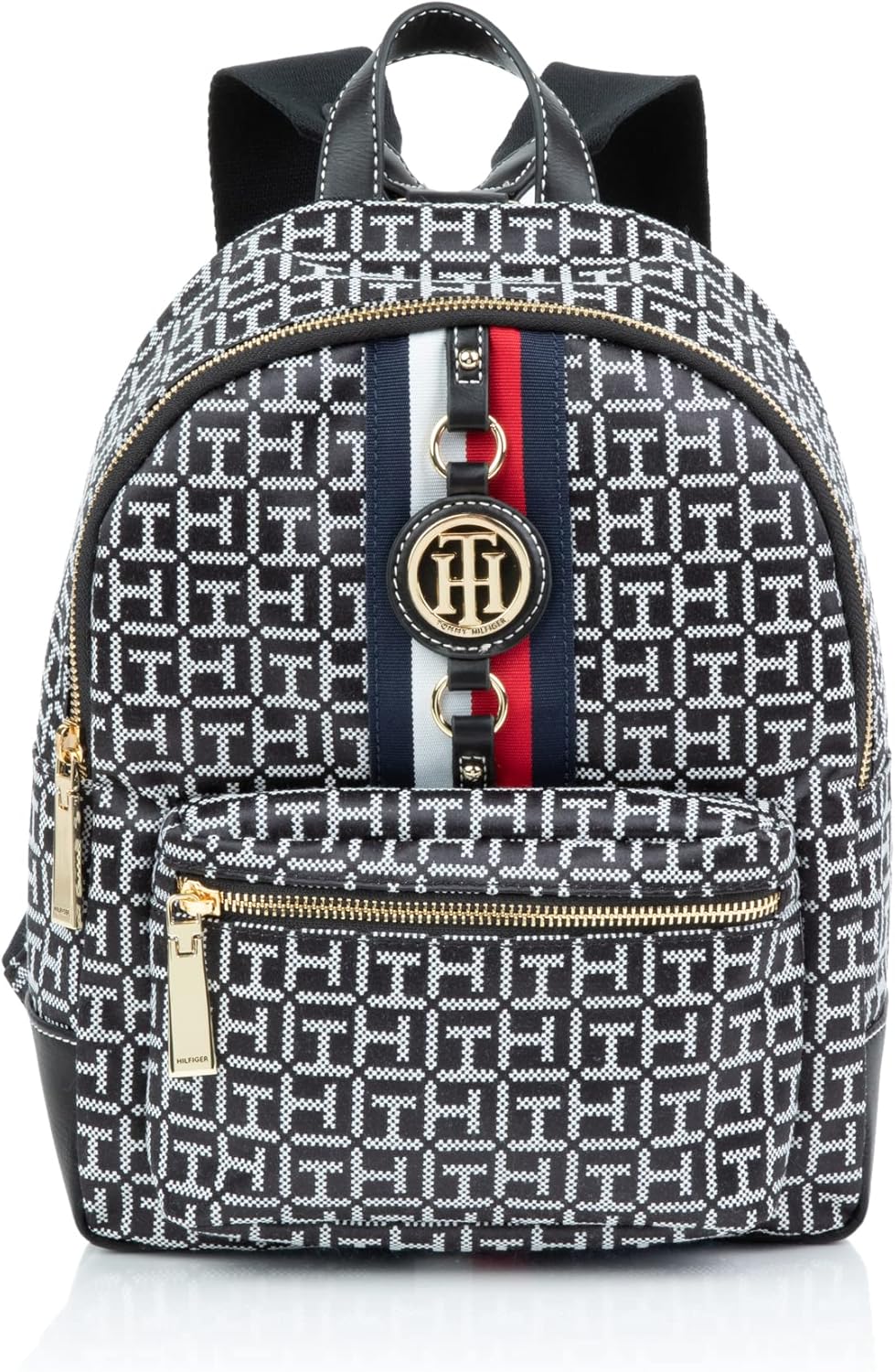 

Женский рюкзак Tommy Hilfiger Jaden Plus, черный/белый, Black/White