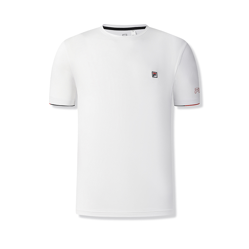 

FILA Футболка для тенниса мужская jade white, Белый, FILA Футболка для тенниса мужская jade white