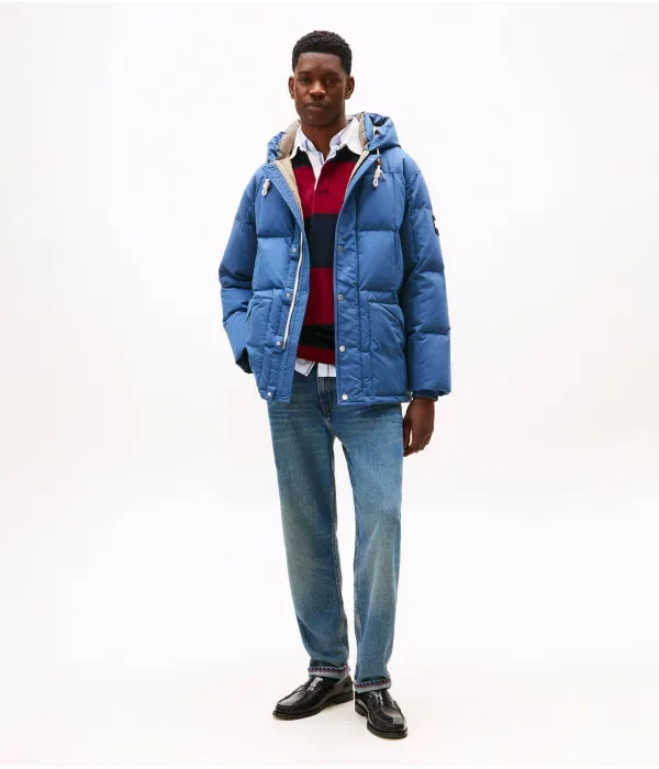Пуховая парка regular fit Tommy Hilfiger, синий