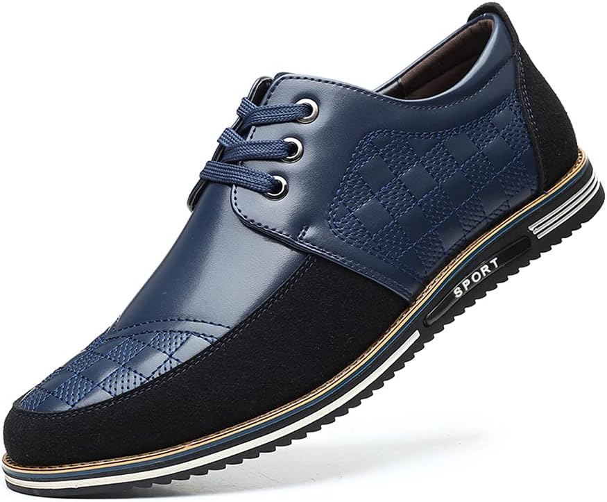 

Мужские повседневные роскошные кроссовки-мокасины Veslesth, комфортная обувь для прогулок, модные туфли для вождения, кожаная обувь для мужчин для работы, офиса и активного отдыха Veslexth, синий