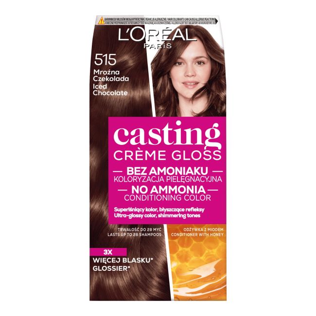 

L'Oreal кастинг краска для волос L'oreal Paris, цвет 515 iced chocolate