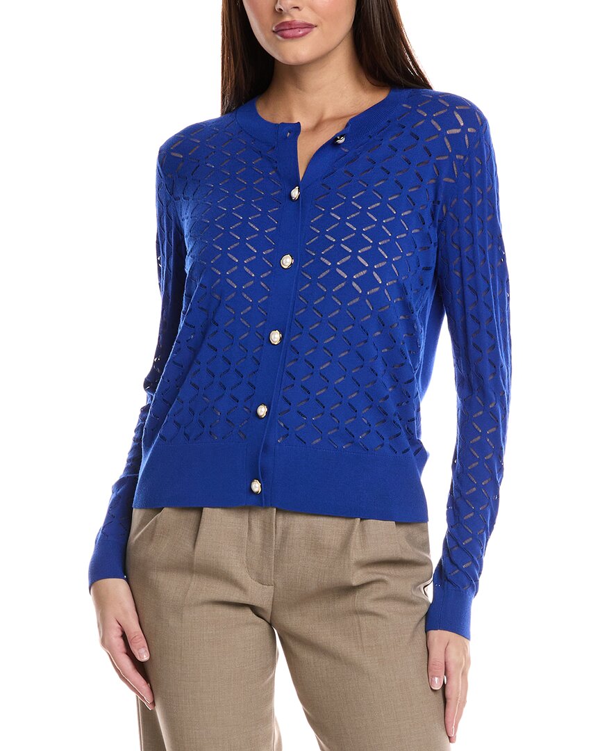 

Кардиган St John Float Knit St. John, синий