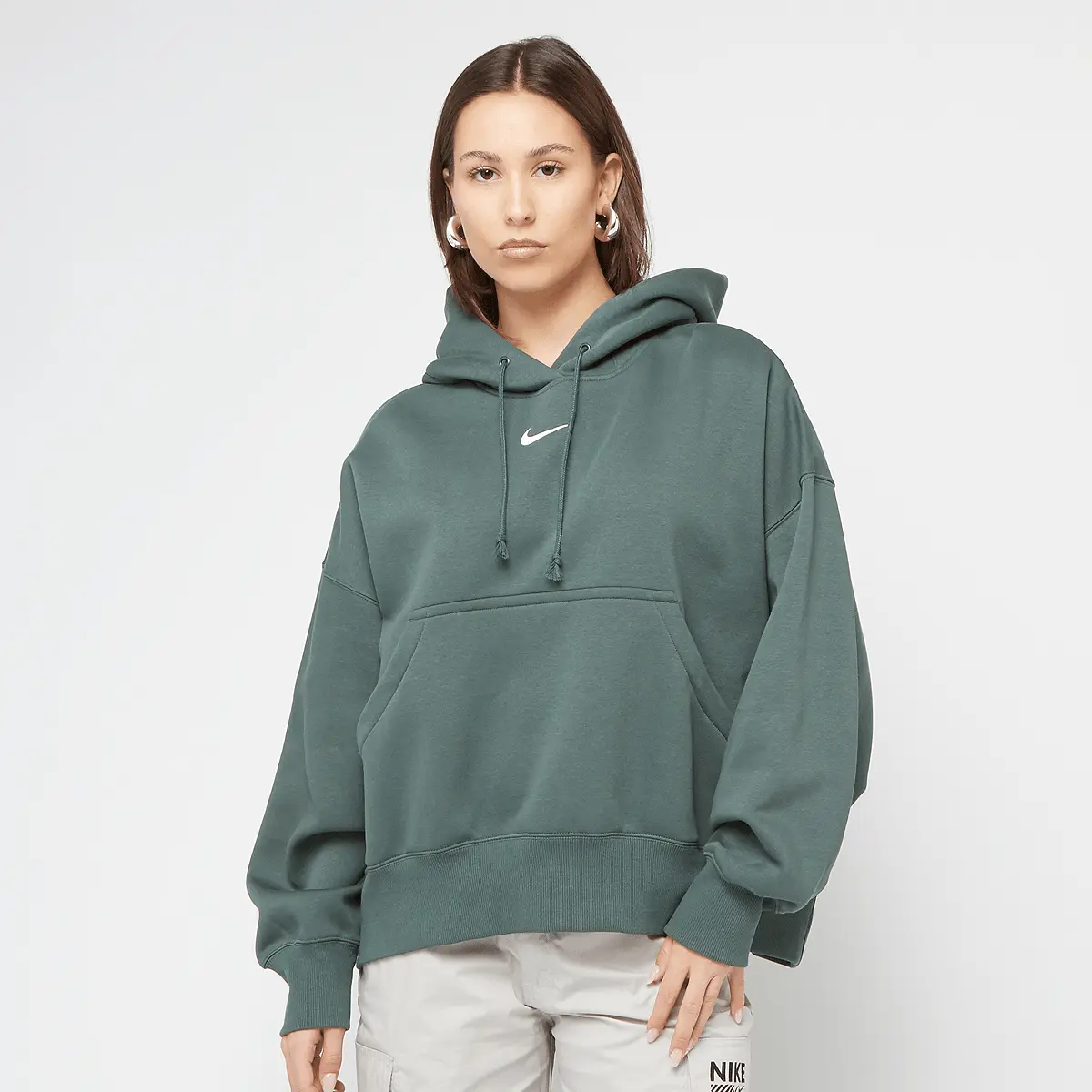 

Худи Nike Sportswear Phoenix Fleece Over Oversized, зеленый