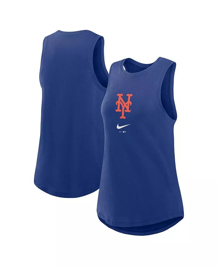 

Женская модная майка с высоким воротом Royal New York Mets Legacy Icon Nike, синий