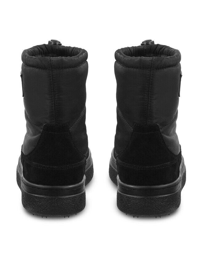 Женские зимние ботинки Gant Snowhill стеганые на кулиске, черный — фото 3