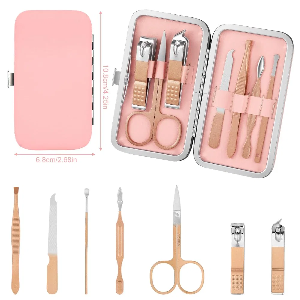 Набор для маникюра и педикюра 7 в 1 ‎Aliip, 7Pc-Rosa — фото 2