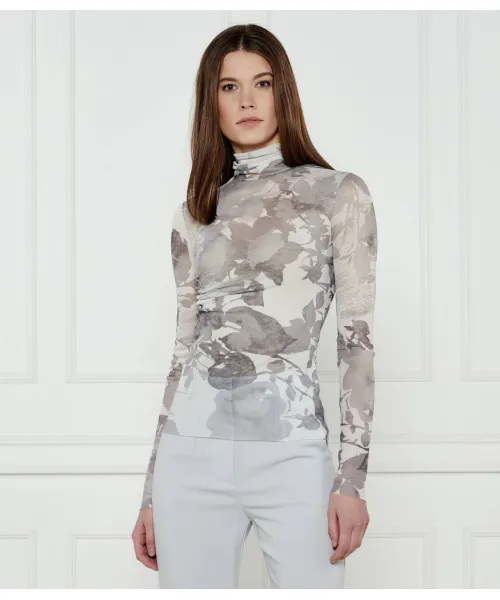

Блуза Slim fit Patrizia Pepe, серый