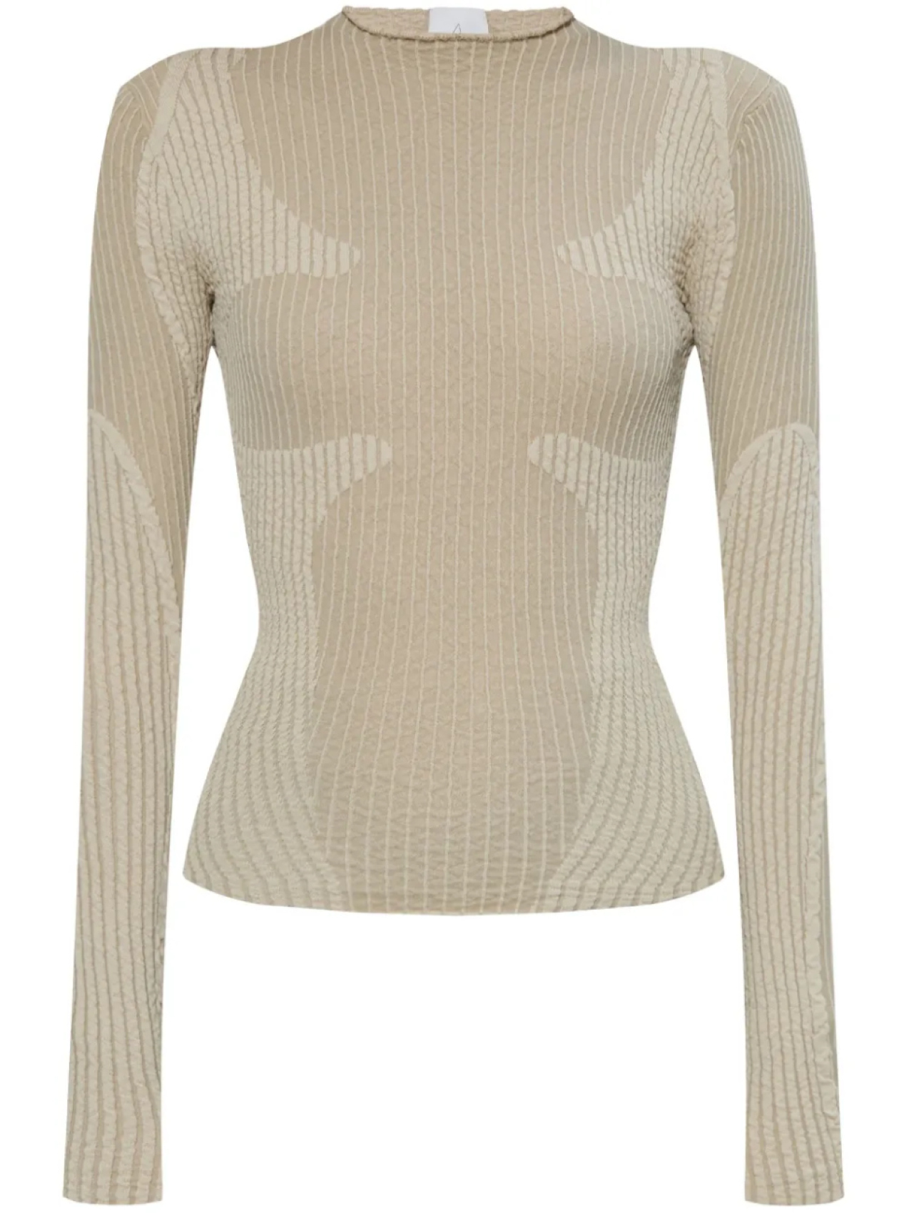 

Футболка ROA fine ribbed long sleeves, нейтральный