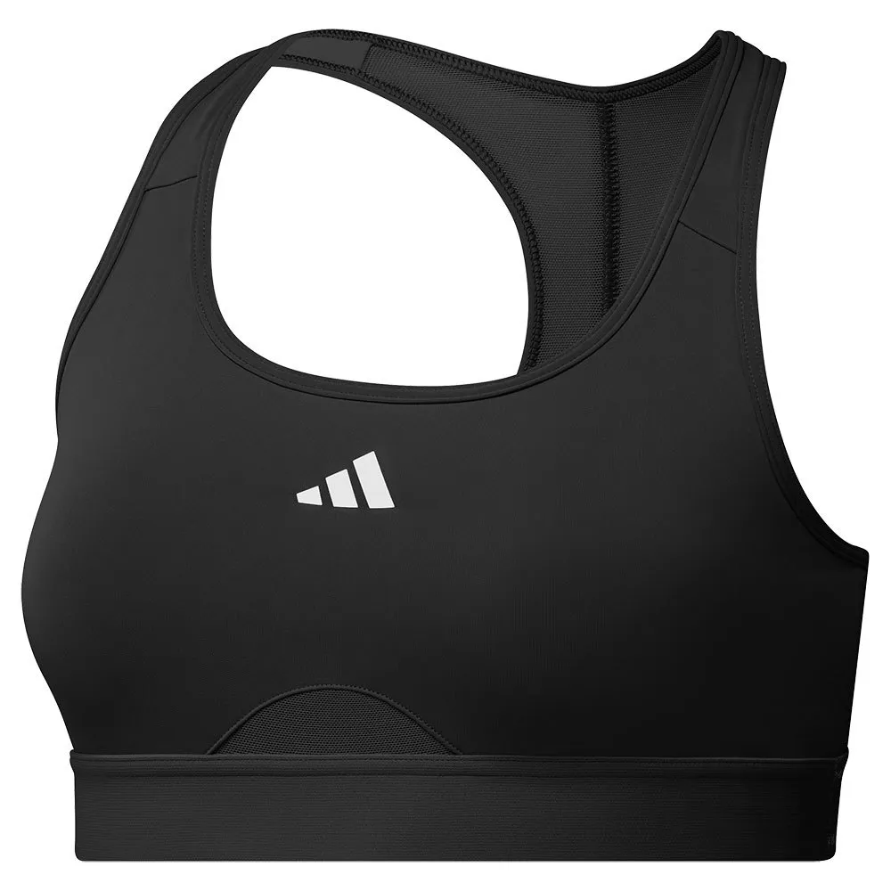 

Спортивный бюстгальтер adidas Powerreact, черный