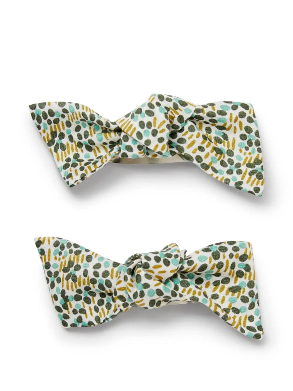 

Набор из двух заколок для волос с принтом Il Gufo, белый