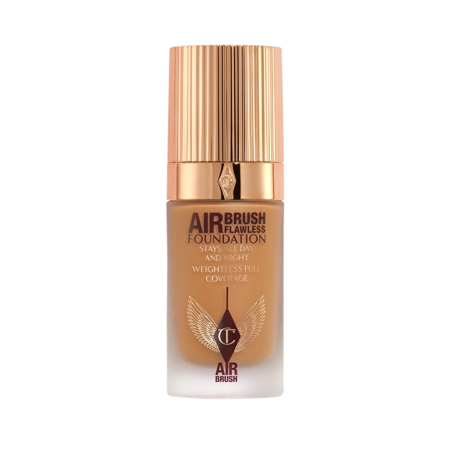 Тональный крем для лица airbrush flawless Charlotte Tilbury, 11 - warm, объем 30 мл