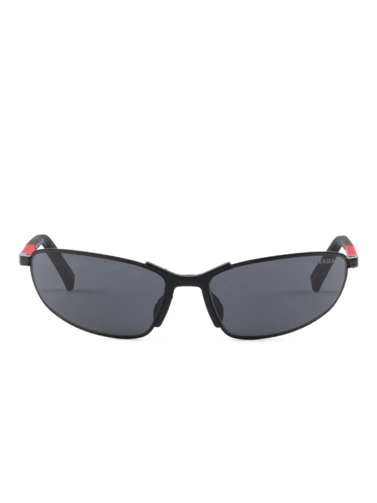 

Солнцезащитные очки Linea Rossa Prada Eyewear, черный