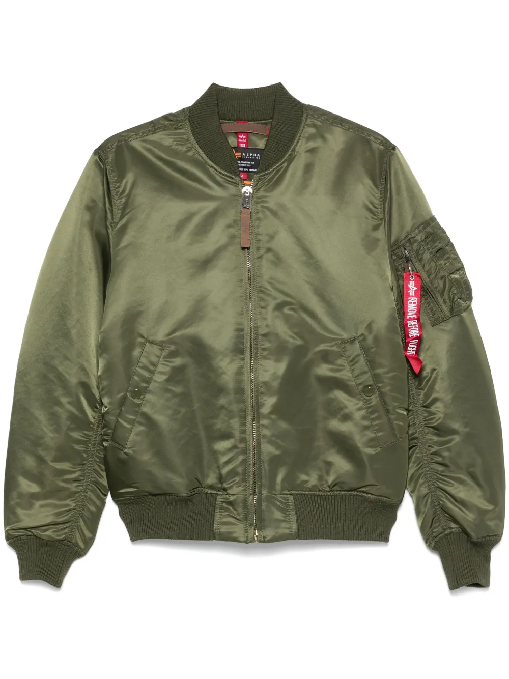 

Классическая куртка-бомбер Alpha Industries, зеленый