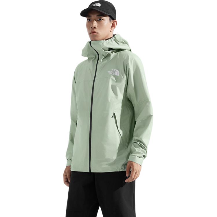 

THE NORTH FACE Ветровка для походов мужская водонепроницаемая и ветрозащитная, BQ1/Shale Cyan