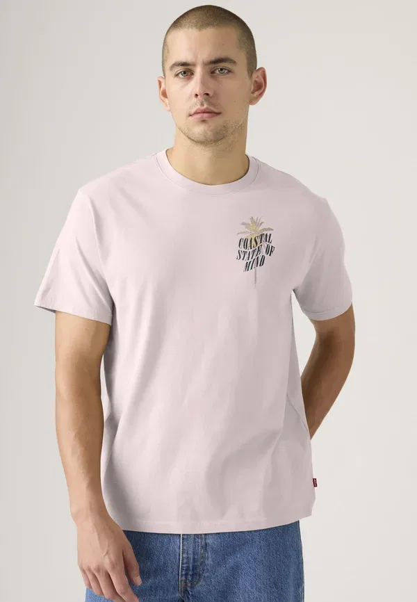 Футболка Levi'S Relaxed fit print, кристально-розовый — фото 2