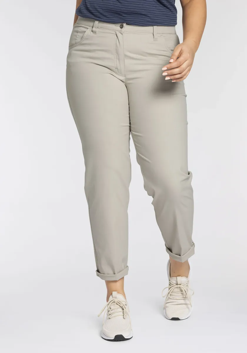 

Брюки-чиносы KjBRAND "Betty Chino", с удобным поясом, бежевый
