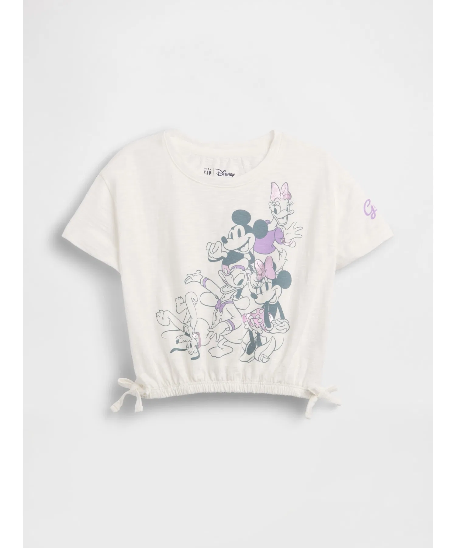 Детская футболка GAP × ディズニー オーガニックコットン リボン グラフィックTシャツ (幼児・ベビー)