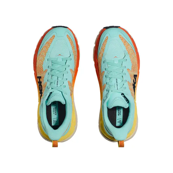 Кроссовки mafate speed 4 'green teal' Hoka One One, зеленый — фото 3
