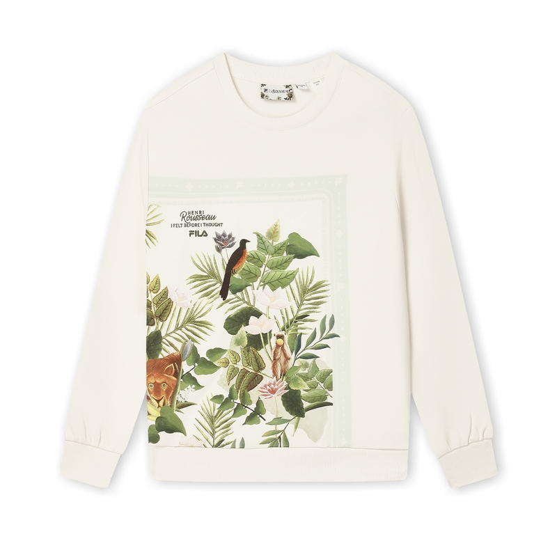 

X LUSUO свитшот женский oatmeal beige FILA, бежевый