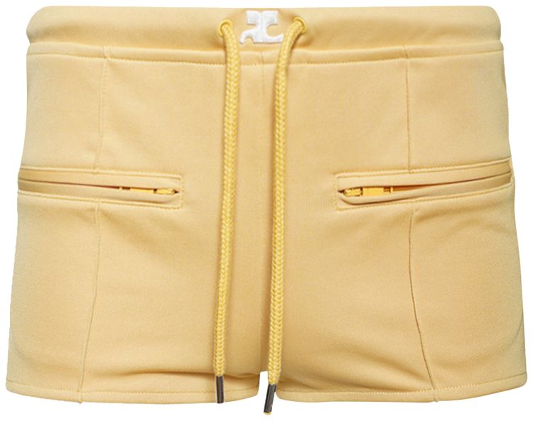 

Шорты Courrèges Interlock Tracksuit Mini Short 'Pollen', желтый