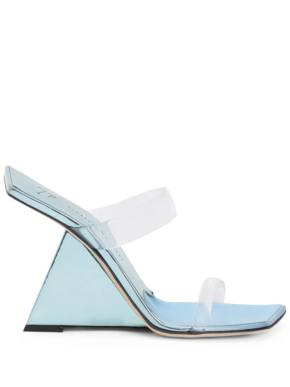 Босоножки Florance Plexi 105 Giuseppe Zanotti, синий