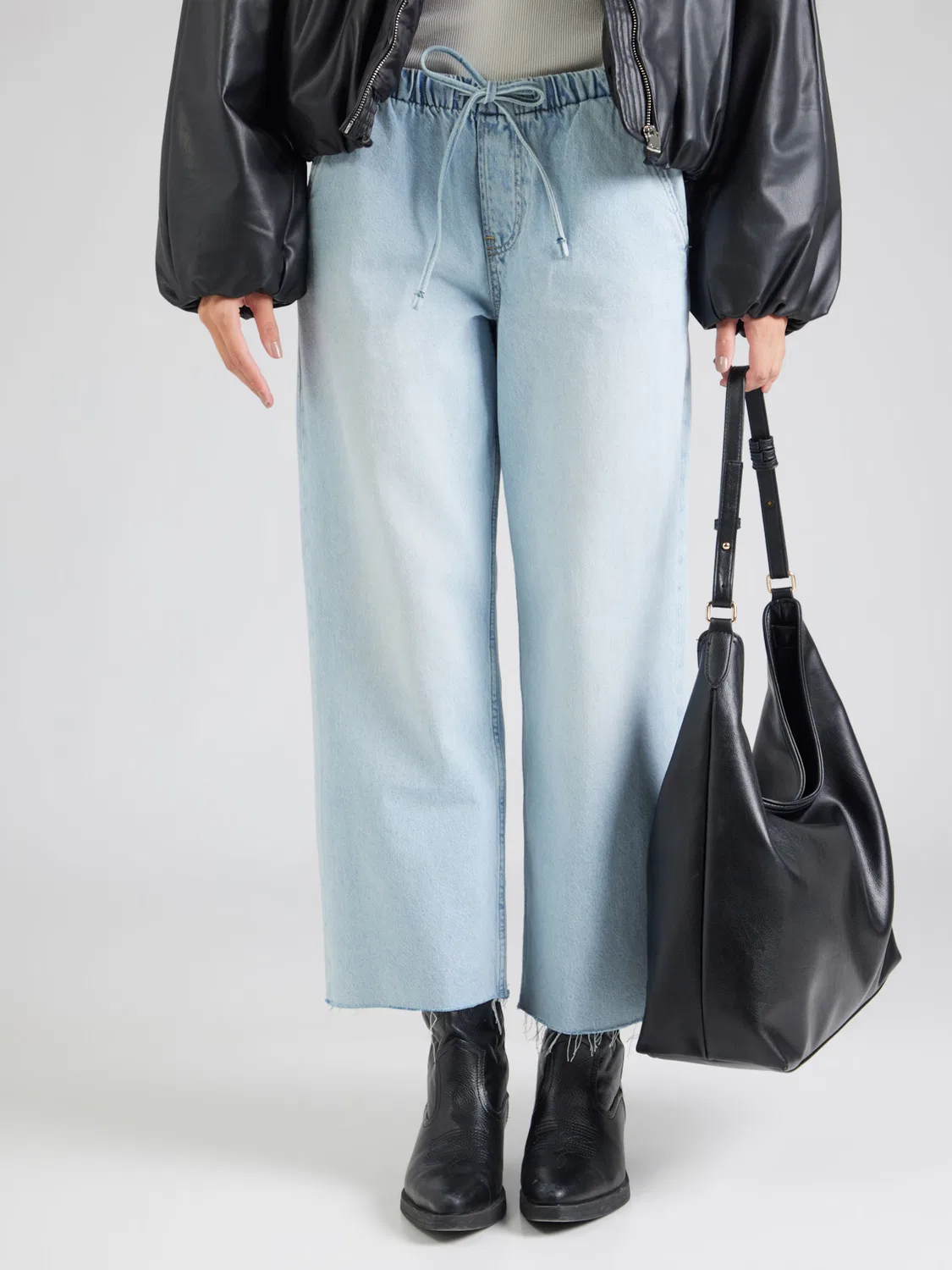 Джинсы Gap свободного кроя EASY 90S светло-голубого цвета — фото 3