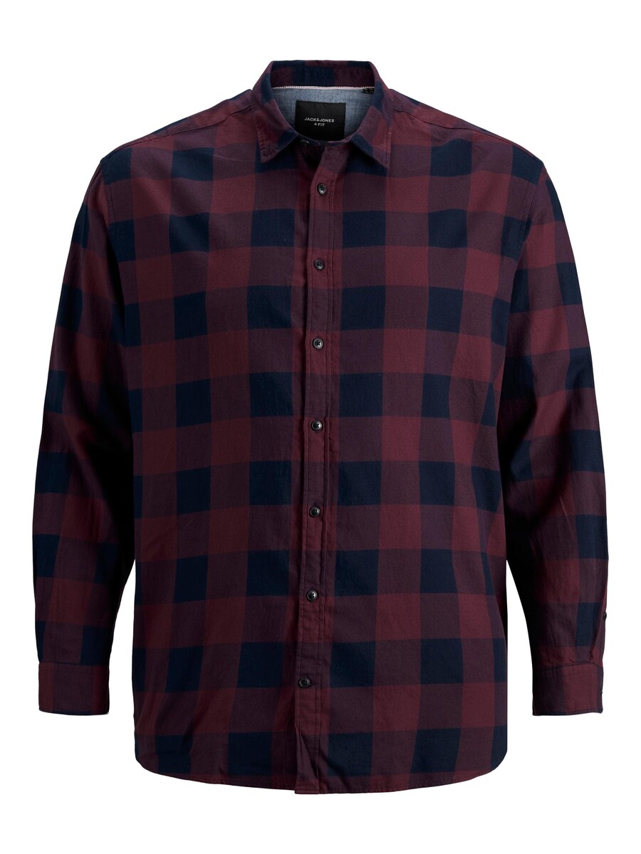 

Рубашка на пуговицах Comfort fit Jack & Jones Plus JJEGINGHAM, цвет Purple/Black