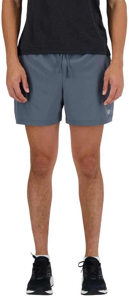 

шорты New Balance мужские спортивные Essentials короткие 5 дюймов, Graphite