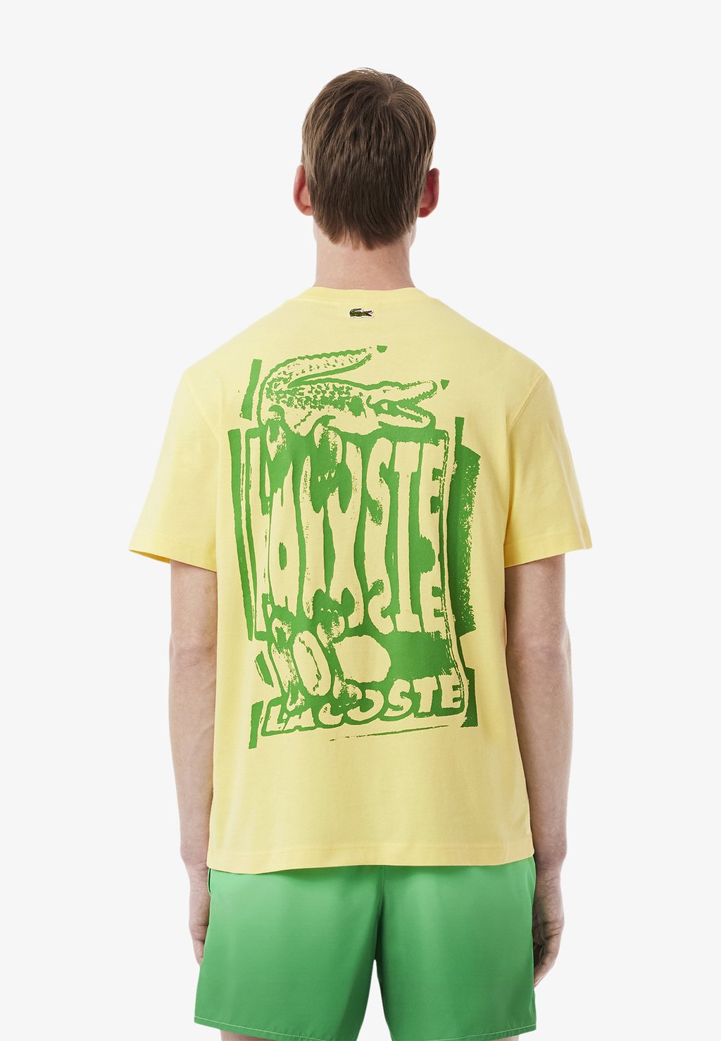 

Футболка с принтом Lacoste, желтый
