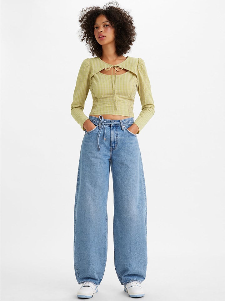 

Джинсы - комфортного кроя - светло-голубого цвета Levi's