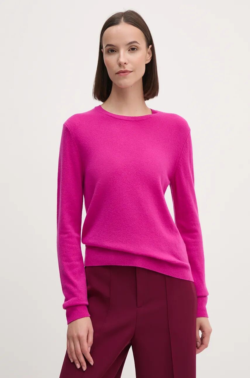 

Шерстяной свитер United Colors of Benetton, розовый