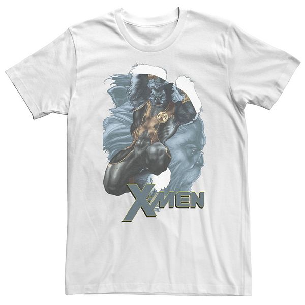 

Футболка Big & Tall X-Men The Beast Double Exposed Mutant Marvel