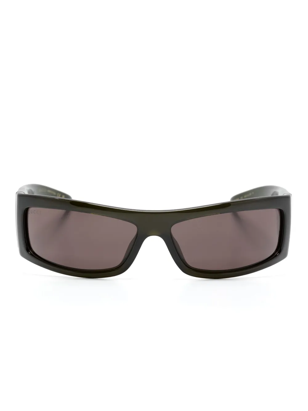 

Солнцезащитные очки в прямоугольной оправе Gucci Eyewear, коричневый