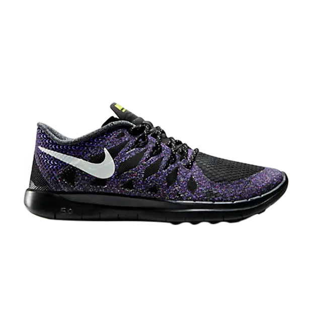 

Кроссовки Nike Free 5.0 Glow GS 'Black Hyper Grape', черный