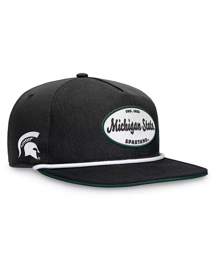 

Мужская черная регулируемая кепка Michigan State Spartans Iron Golfer Top Of The World, черный