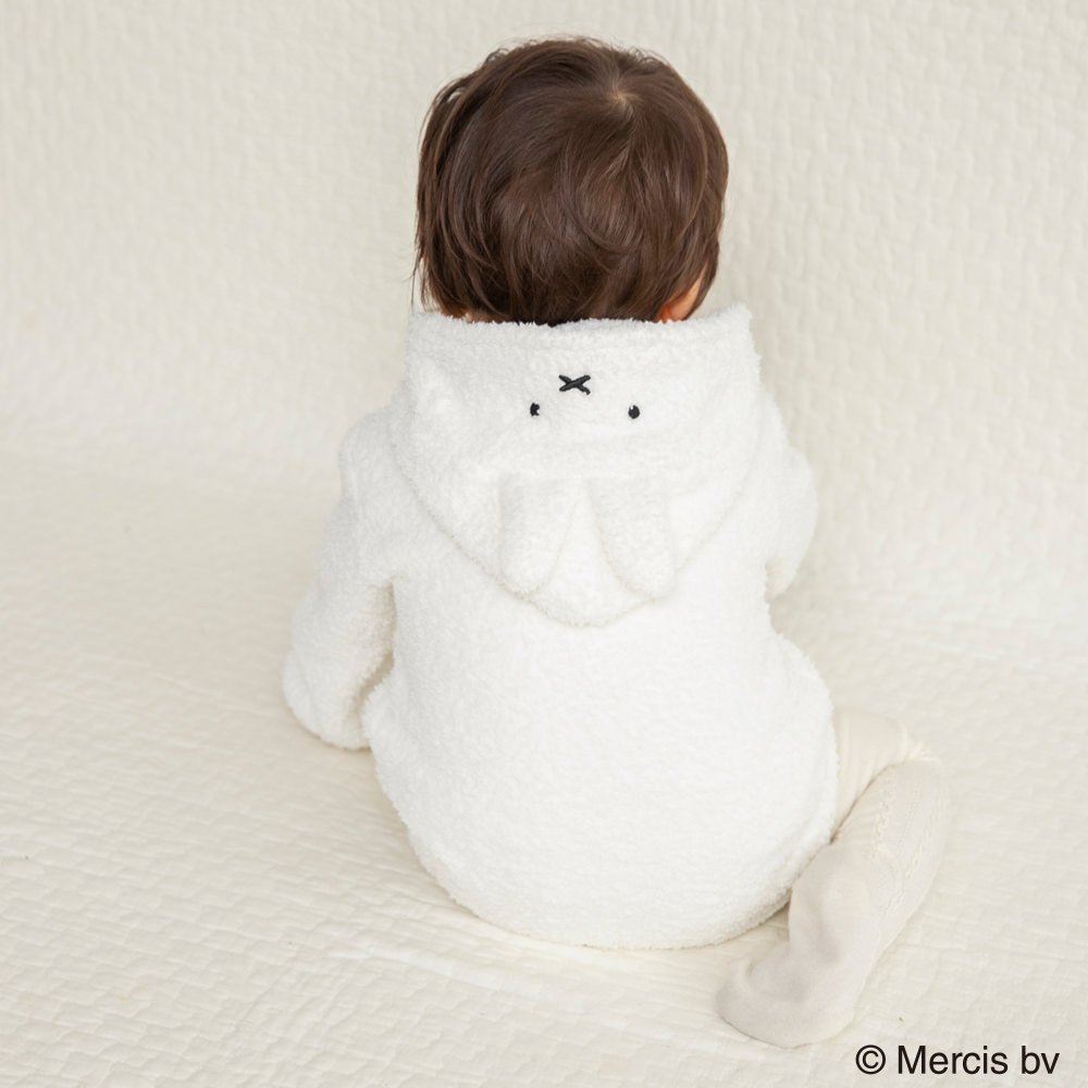 Детский комбинезон Miffy Branshes, off white — фото 4