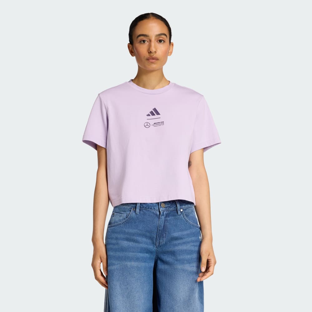 

Футболка Adidas MERCEDES - AMG PETRONAS FORMULA ONE TEAM POLO, цвет Powder Plum