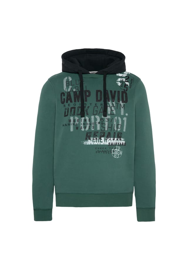 

Толстовка с капюшоном Hoodie Shipyard Camp David, зеленый