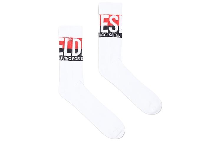 Мужские носки Mid Calf DIESEL, 1 pack (белый) — фото 4